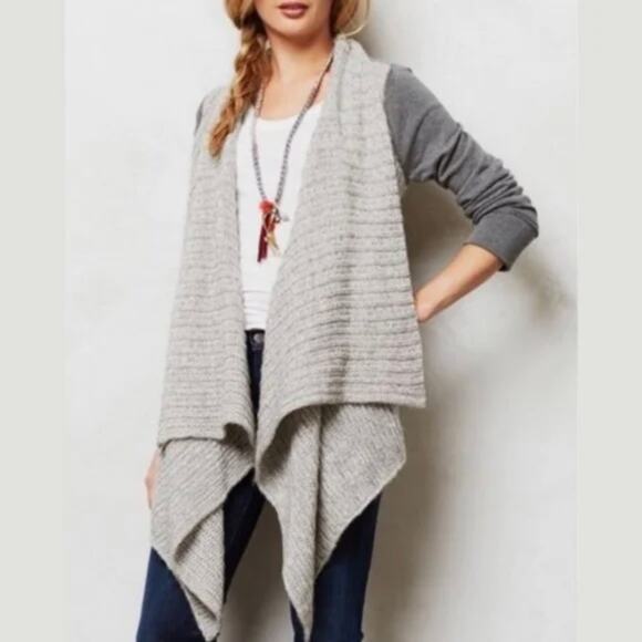 Anthropologie Saturday Sunday Casado Open Cardigan Sweater XS - Picture 2 of 14